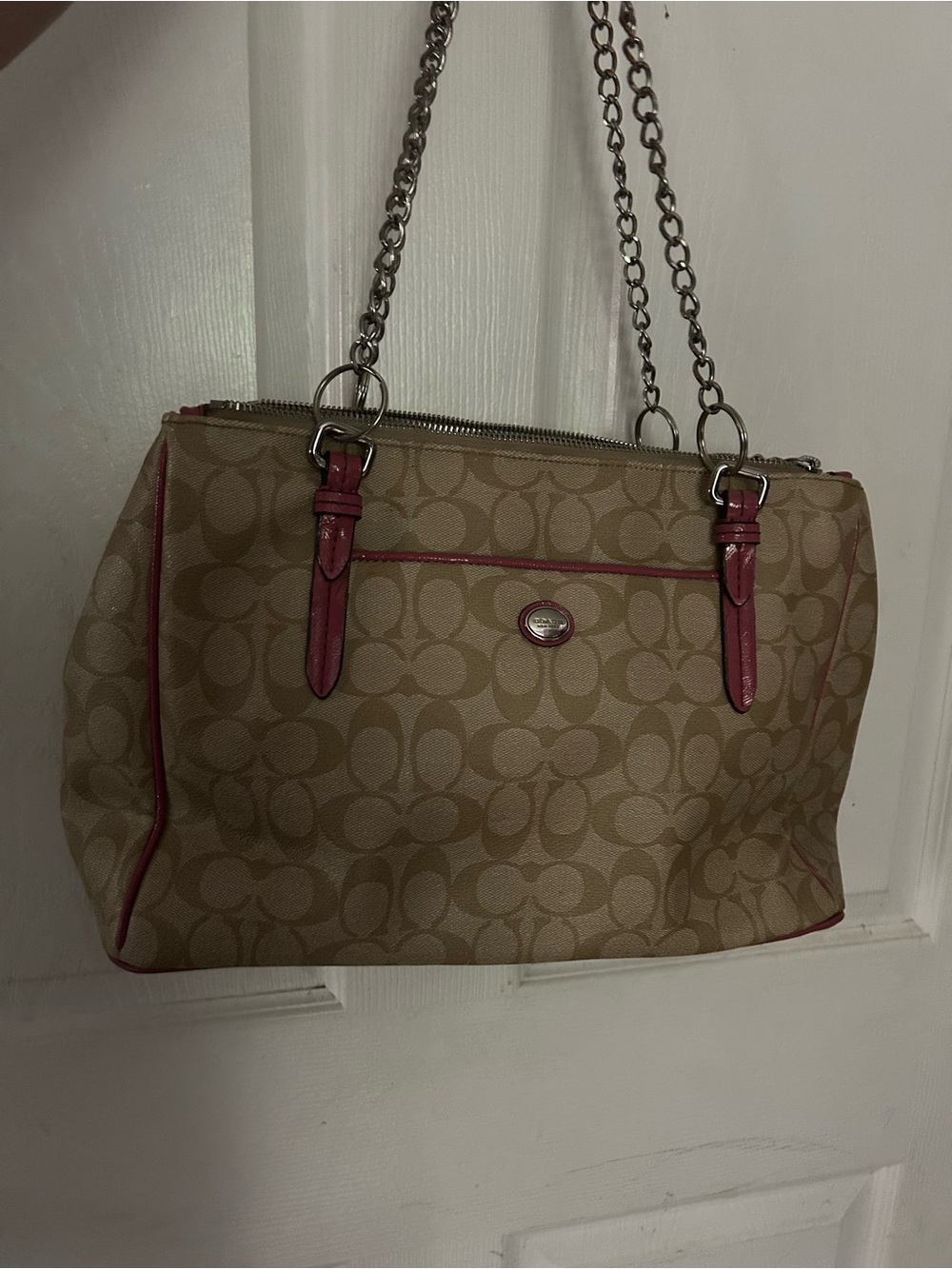 Coach Shoulder Bag with chain straps